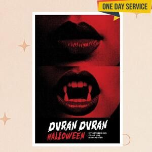 Duran Duran Halloween October 31St 2025 Poster
